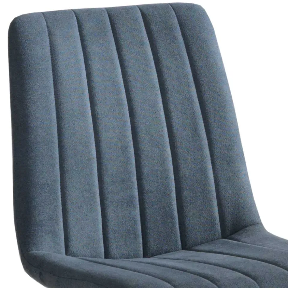 Stühle in Blaugrau und Schwarz - Filio (4er Set)