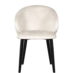 Stühle in Cremeweiß Struktursamt - Levetreal (2er Set)