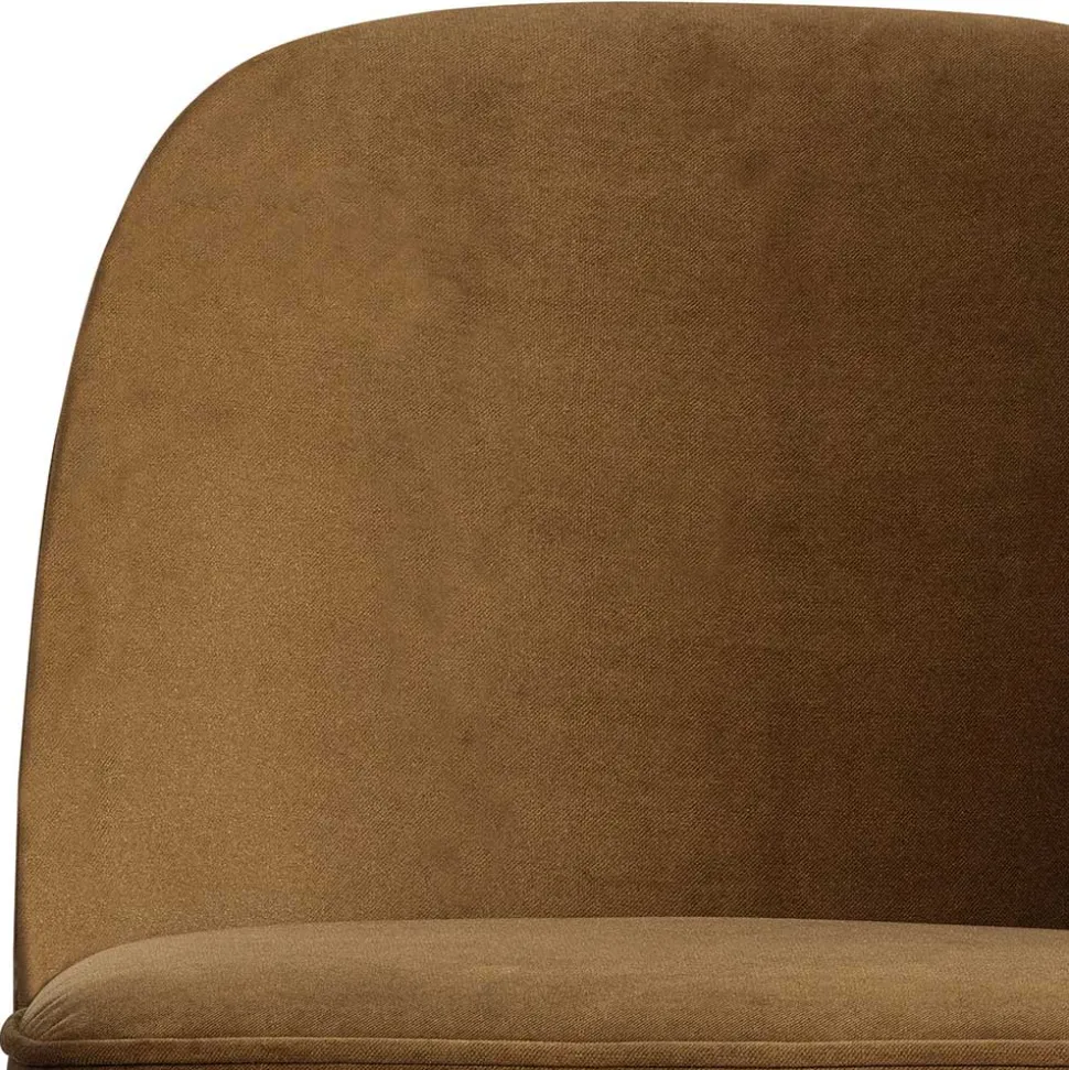 Stühle in Honig Gelb Samtstoff - Lagaska (2er Set)