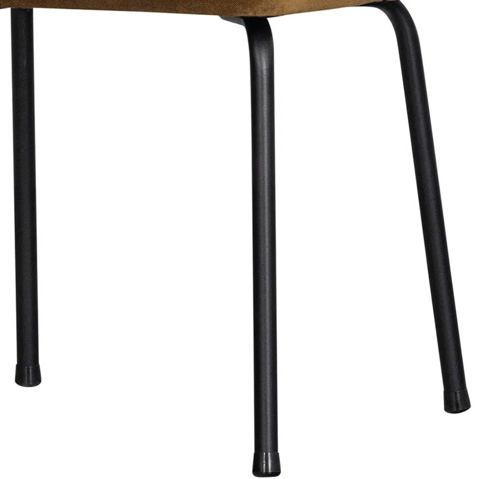 Stühle in Honig Gelb Samtstoff - Lagaska (2er Set)