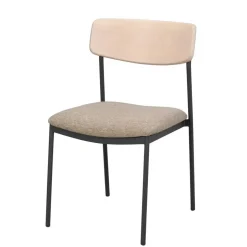 Stühle mit Polstersitz in Beige - Gora (2er Set)