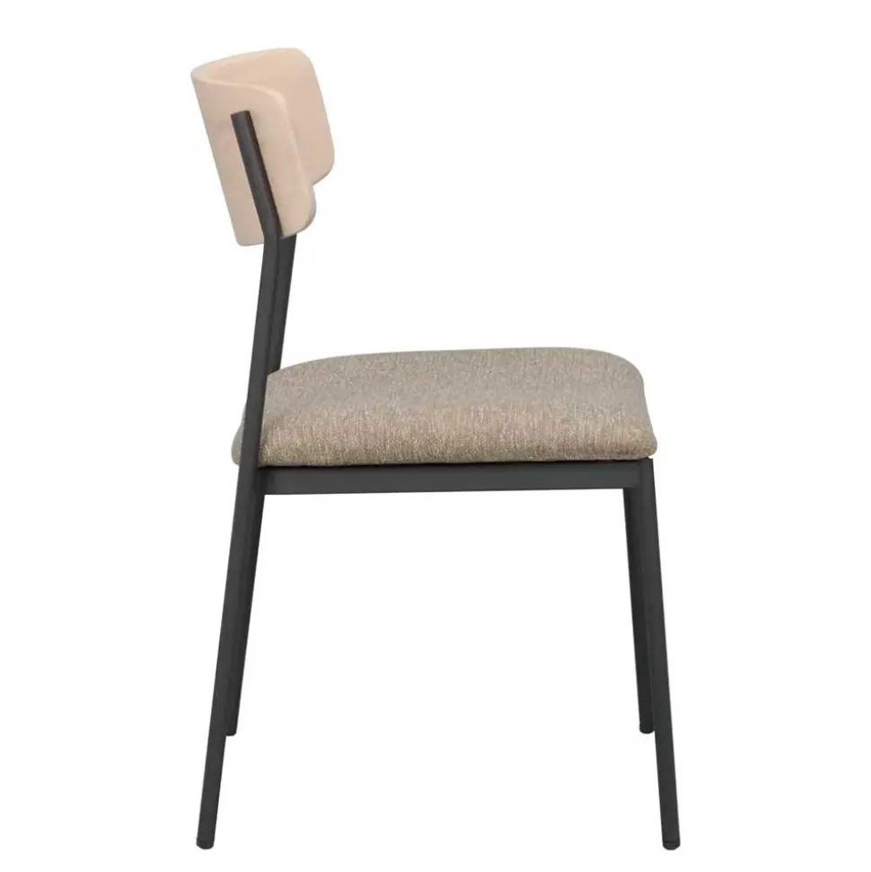 Stühle mit Polstersitz in Beige - Gora (2er Set)