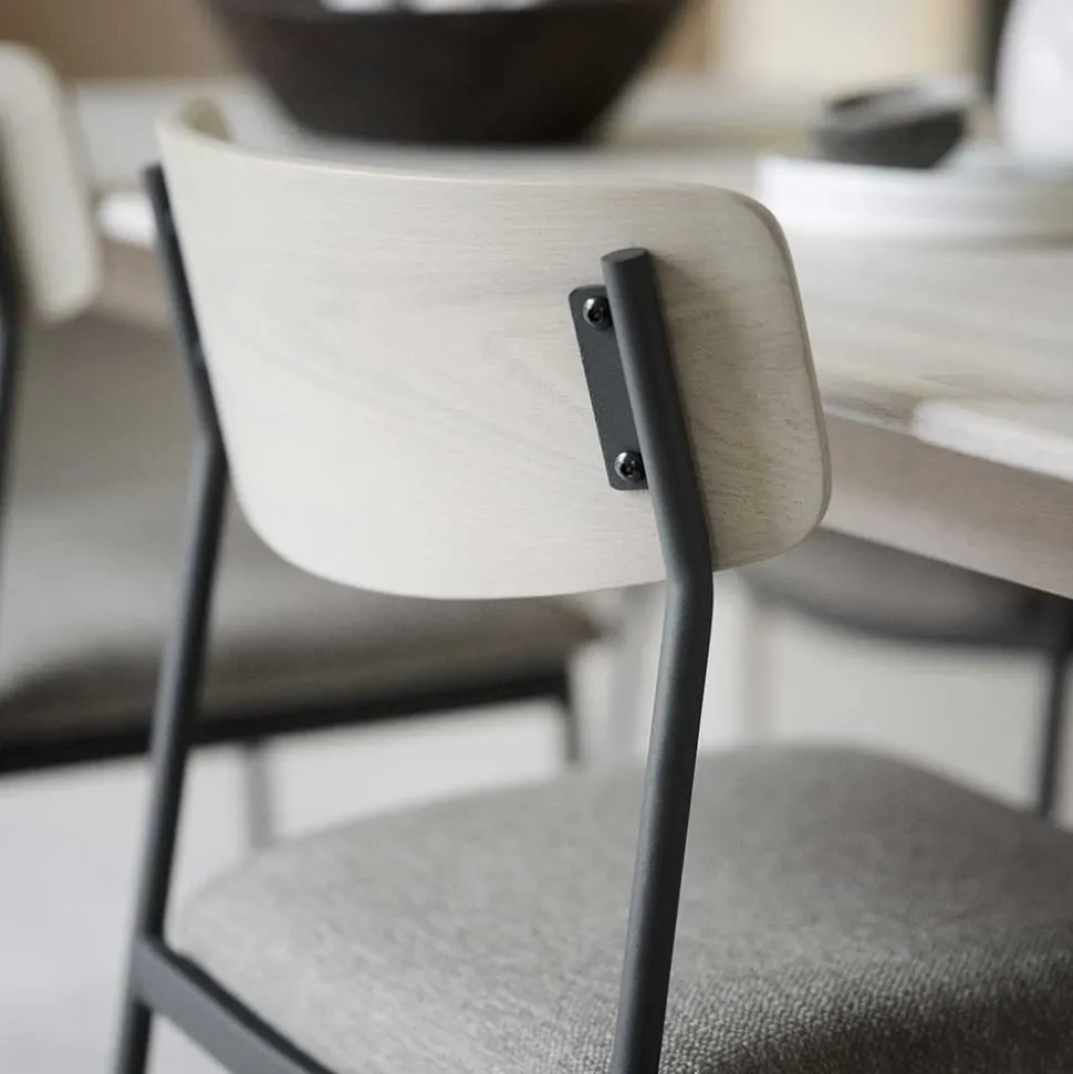 Stühle mit Polstersitz in Beige - Gora (2er Set)