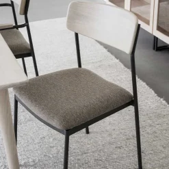 Stühle mit Polstersitz in Beige - Gora (2er Set)