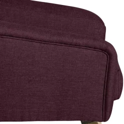 Stoffsessel in Bordeaux Rot - Holdin