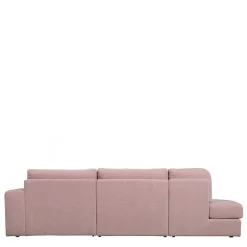 Stoffsofa mit Armlehne rechts in Rosa - Jilatov