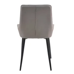 Stoffstühle in hellem Grau - Manchester (2er Set)