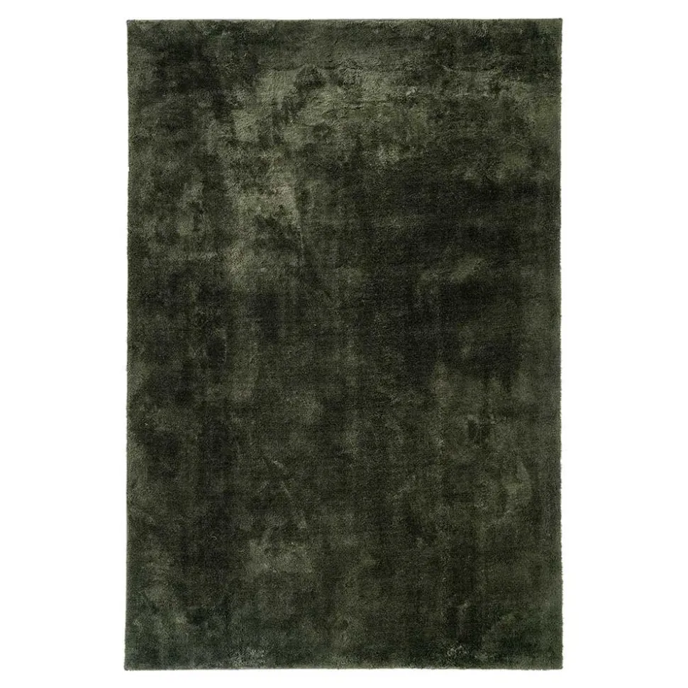 Strapazierfähiger Teppich in Dunkelgrün - Slavian