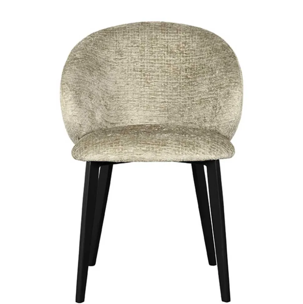 Struktursamt Polsterstühle in Beige - Hakamo (2er Set)