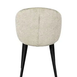 Struktursamt Polsterstühle in Beige - Hakamo (2er Set)