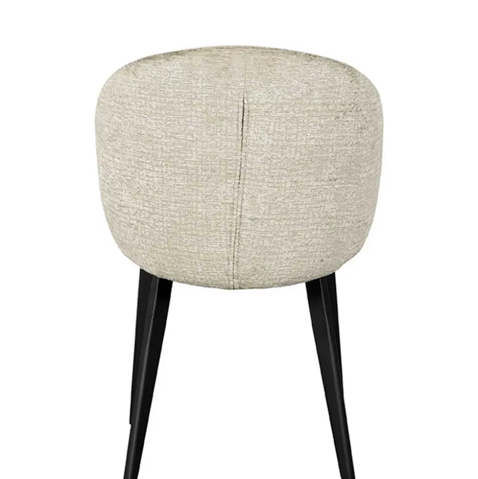 Struktursamt Polsterstühle in Beige - Hakamo (2er Set)