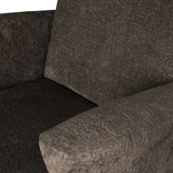 Strukturstoff Sessel in Graubraun - Lorenaru