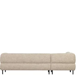 Strukturstoff Sofaecke in Beigegrau - Pantras