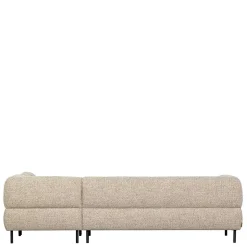 Strukturstoff Sofaecke in Beigegrau - Pantras