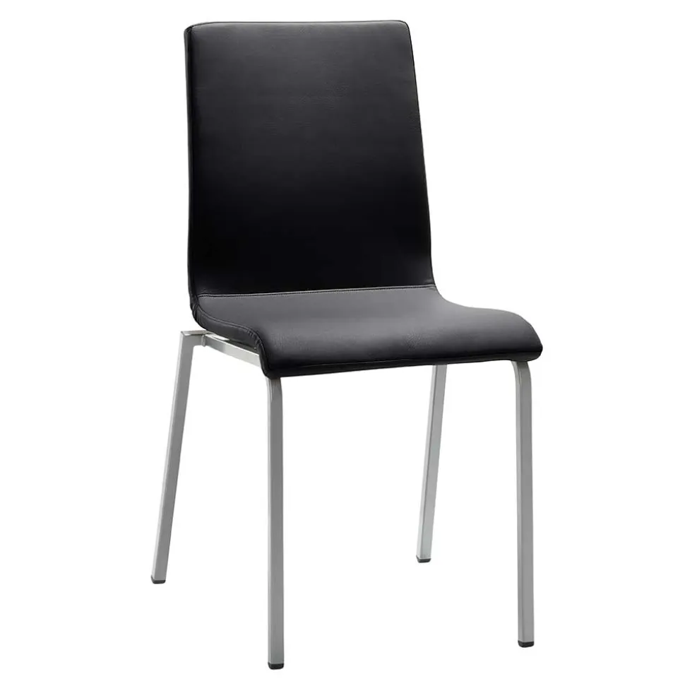 Stuhl in Anthrazit Microfaser - Coestraga