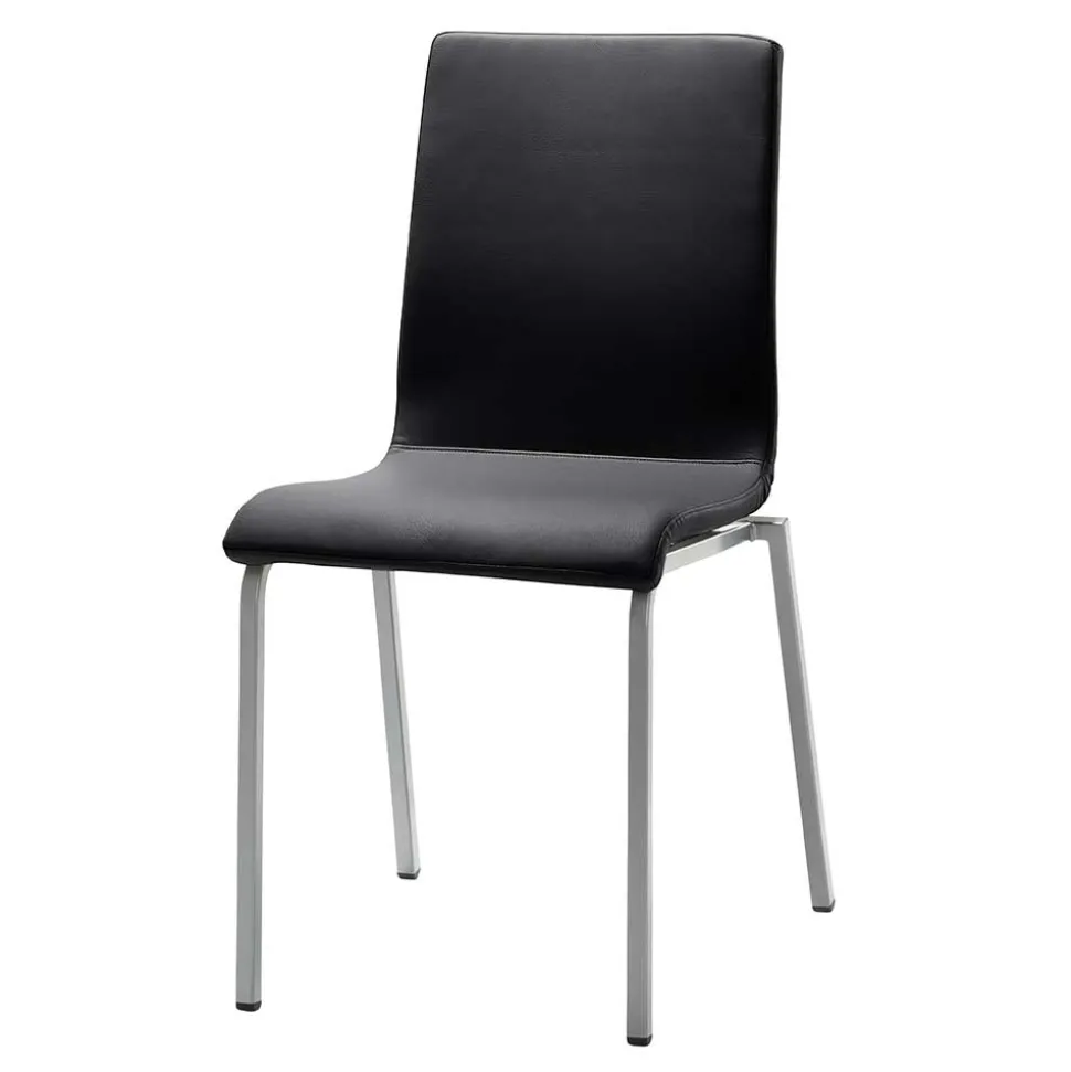 Stuhl in Anthrazit Microfaser - Coestraga