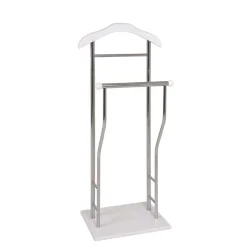 Stummer Diener Bien in Weiß Chrom