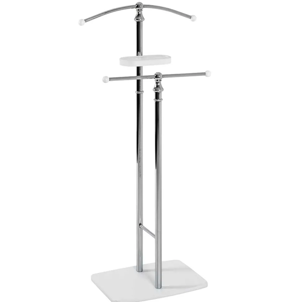 Stummer Diener in Chromfarben & Weiß - Contessa