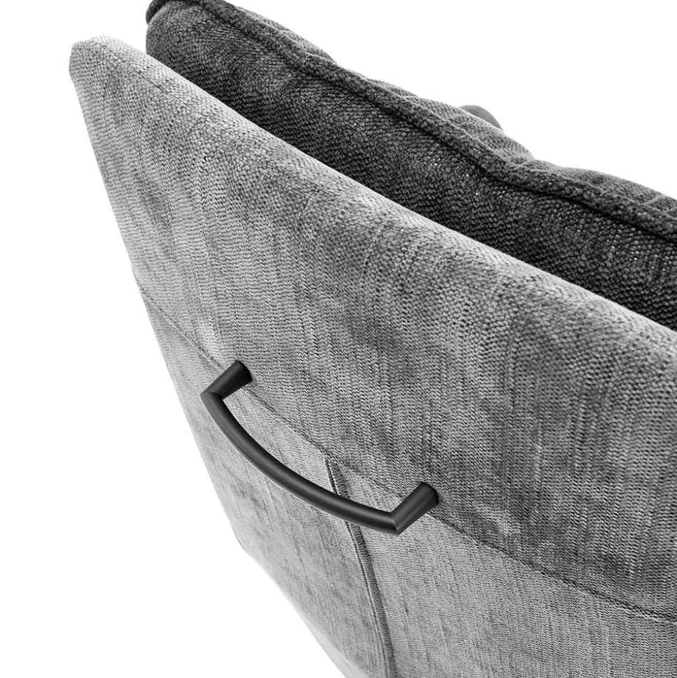 Stylischer Tischsessel auf Drehgestell - Cavan (2er Set)