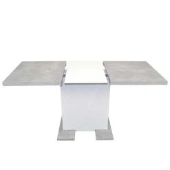 Säulentisch & Schwingstühle Kombi - Bogna (fünfteilig)