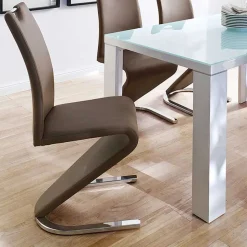 Swingstuhl Vivo in Braun (2er Set)