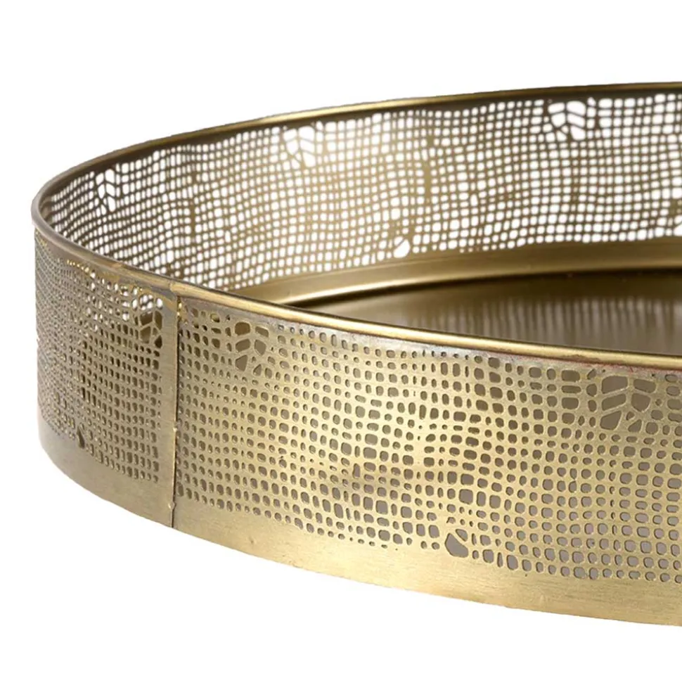 Tablett Duo in Altgold - Rigori (zweiteilig)