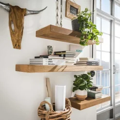 Teak Wandboard mit 4 cm Stärke - Palium
