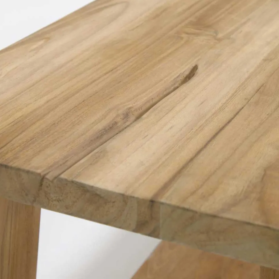 Teakholz Bank mit Ablageboden - Romitella