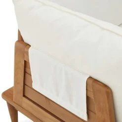 Teakholz Lounge modular & 2 Couchtische - Palm (sechsteilig)