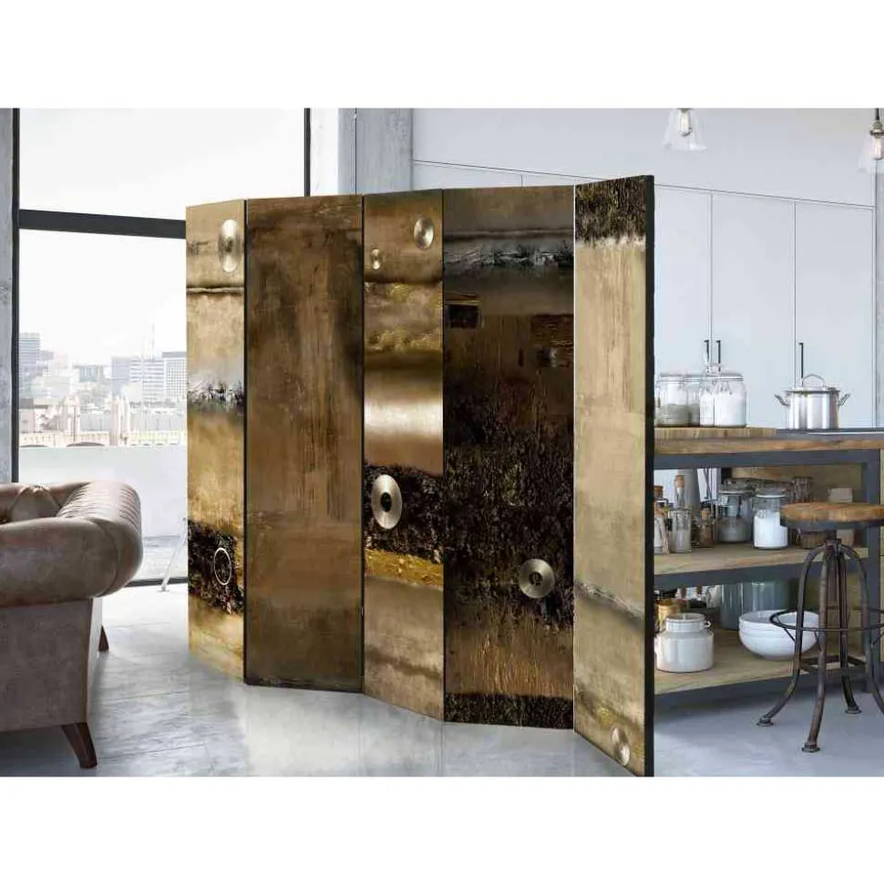 5-teilige Wohnraum Trennwand 225x172 - Tumeato