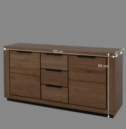 Teilmassive Anrichte aus Wildeiche - Vlacoma