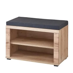 Teilmassive Schuhbank mit zwei Fächern - Latenda