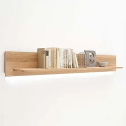 Teilmassive Wohnkombination in Eiche - Crokas (vierteilig)