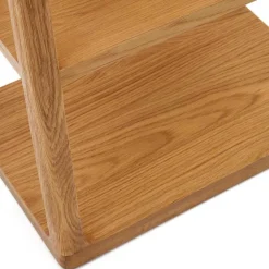 Teilmassives Regal mit fünf offenen Fächern - Mercana