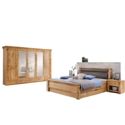 Teilmassives Schlafzimmer Möbelset - Riostar (vierteilig)