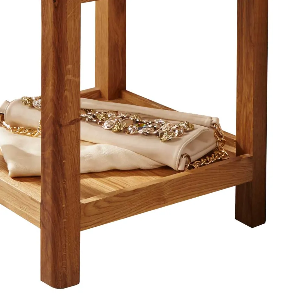 Telefonkonsole aus Wildeiche Massivholz - Uvinessa