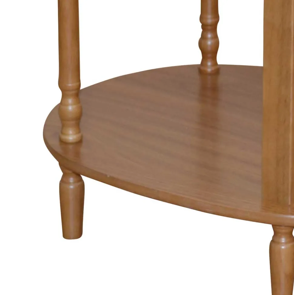 Telefontisch Belafoma in Nussbaumfarben