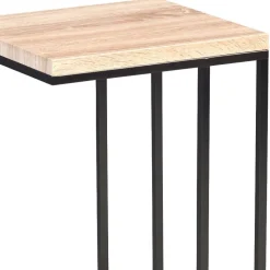 Telefontisch in Sonoma Eiche Nachbildung Paragoma & Metall Schwarz