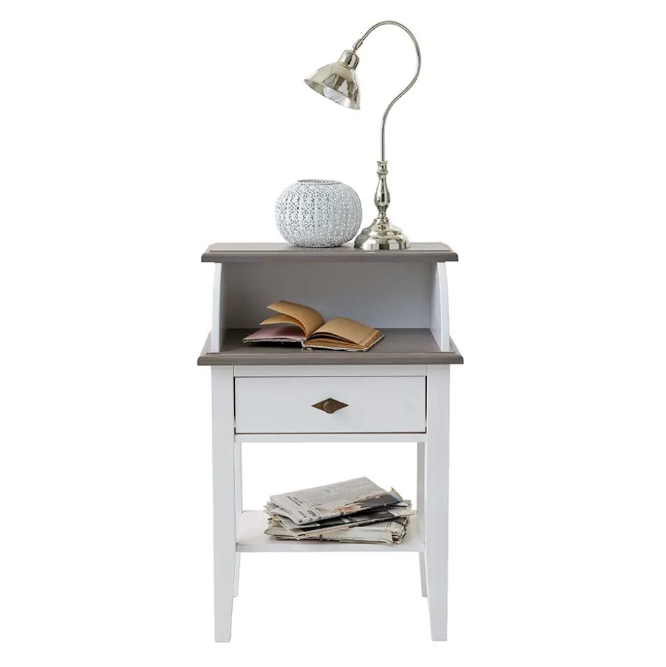 Telefontischchen Mirandesca in Weiß