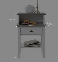 Telefontischchen Mirandesca in Weiß