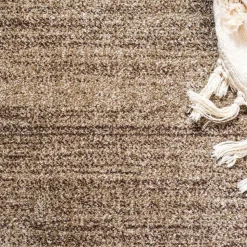 Teppich in Beige Braun Kurzflor - Osiko