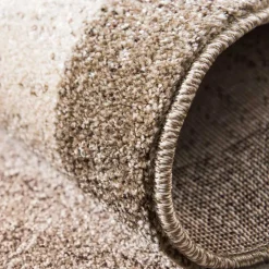 Teppich in Beige Braun Kurzflor - Osiko