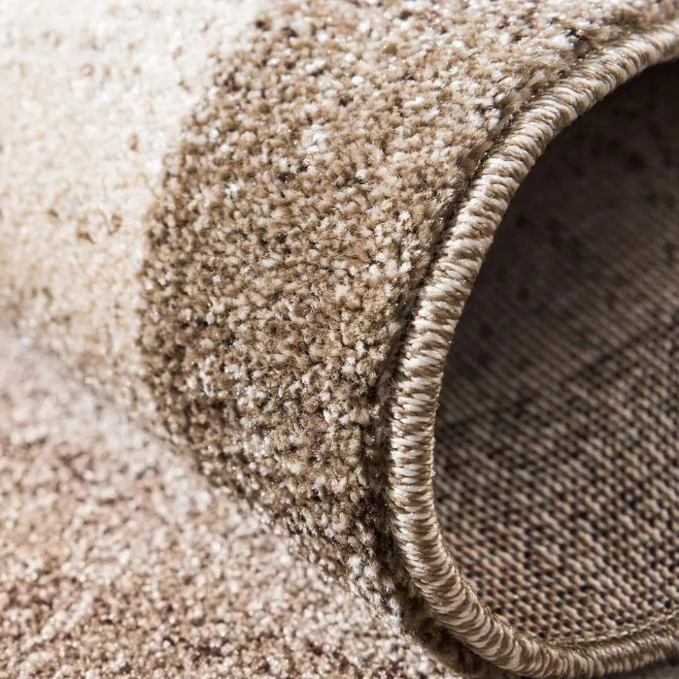 Teppich in Beige Braun Kurzflor - Osiko
