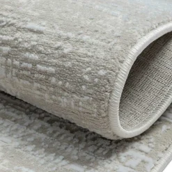 Teppich in Creme & Beige - dezent gemustert - Rondma