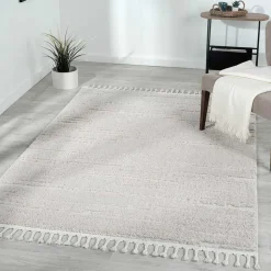 Teppich in Creme mit Kurzflor - Brayan