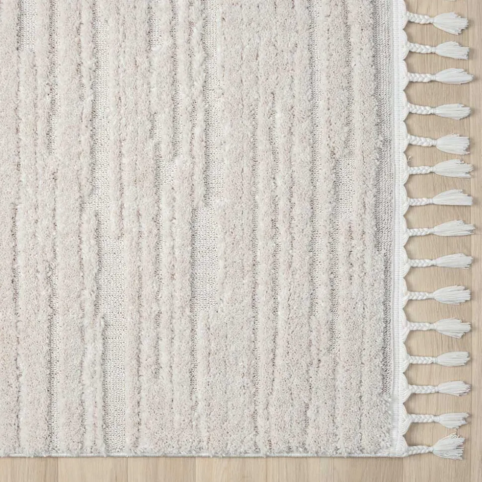 Teppich in Creme mit Kurzflor - Brayan