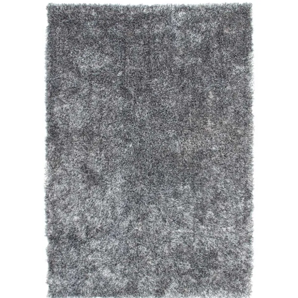 Teppich in Grau mit hohem Flor - Dagello