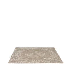 Teppich in Khaki mit Vintage Orient Motiv - Savilla