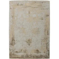 Teppich in Vintage Used Optik - Beige & Hellbraun - Lurymia