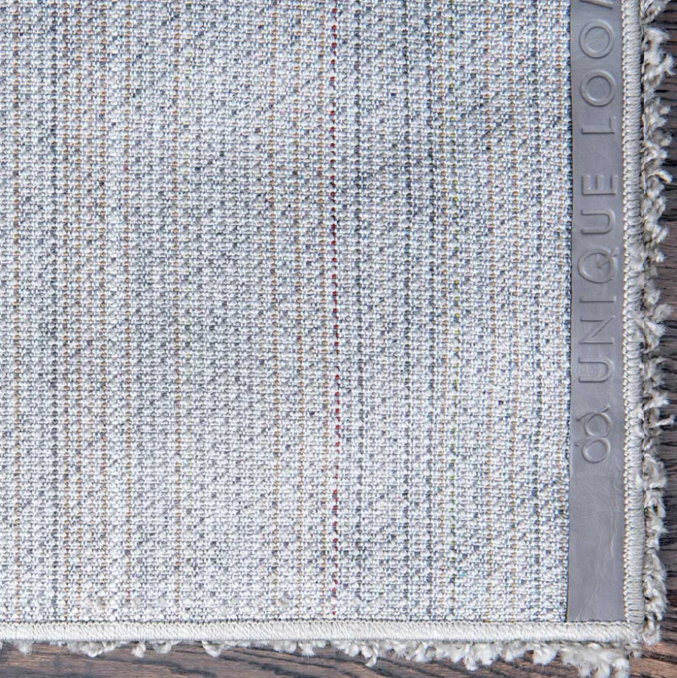 Teppich mit Hochflor in Hellgrau - Sirias